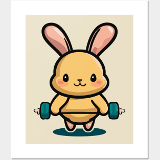 Gym Bunny Posters and Art